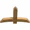 Ekena Millwork Bellingham Rough Sawn Timber Gable Bracket, Western Red Cedar, 48"W x 32"H x 4"D x 6"F, 16/12 Pitch GBW048X32X0406BEL00RWR - alternate 2